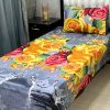 3D cotton bedsheet single pair with soft and skin friendly feel