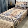 Crystal cotton bed sheet 3D for single bed with long lasting fabric quality