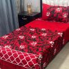 3D bedsheet single pair with fade resistant crystal cotton fabric