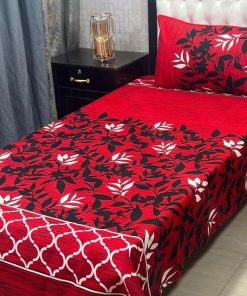 3D bedsheet single pair with fade resistant crystal cotton fabric