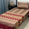Single pair 3D bedsheet with premium crystal cotton quality