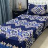 Crystal cotton bed sheet 3D with long lasting colors