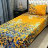 Single pair bedsheet 3D with smooth and durable crystal cotton