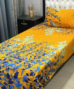 Single pair bedsheet 3D with smooth and durable crystal cotton