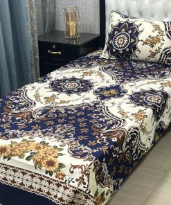 3D cotton bedsheet single size with soft texture
