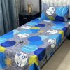 Crystal cotton bed sheet 3D for modern bedroom style