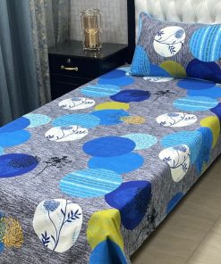 Crystal cotton bed sheet 3D for modern bedroom style