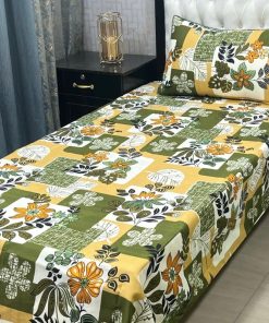 Crystal cotton bedsheet 3D with premium quality feel