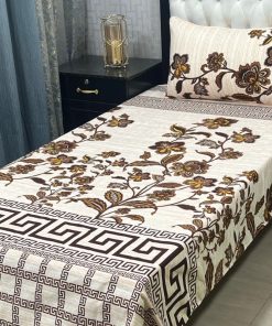 Crystal cotton bedsheet 3D with soft touch fabric