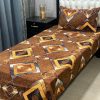 Single bed sheet 3D with breathable crystal cotton fabric