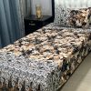 Crystal cotton bed sheet 3D with smooth comfort