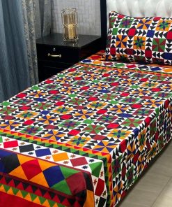3D bedsheet single bed size with quality cotton fabric