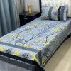 3D cotton bedsheet for single bed comfort