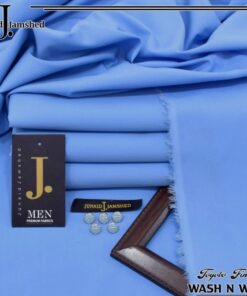 J. Sky Blue Color Wash and Wear Suits – Premium Summer Collection
