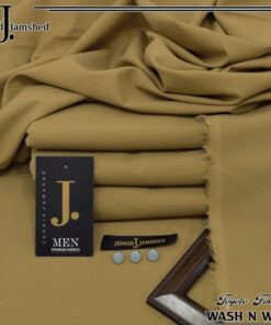J. Lite Brown Color Wash and Wear Suit Premium Summer Collection for Men