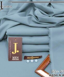 J. Ice Blue Color Wash and Wear Suit Premium Summer Collection for Men