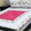 Exclusive Cotton Embroidered King Size Bedsheet SKU-KPB-20 with Matching Pillow Covers
