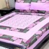 Heritage Cotton Embroidered King Size Bedsheet SKU-KPB-21 with Matching Pillow Covers