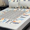 Signature Cotton Embroidered King Size Bedsheet SKU-KPB-22 with Matching Pillow Covers