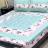 Imperial Cotton Embroidered King Size Bedsheet SKU-KPB-24 with Matching Pillow Covers
