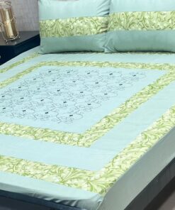 Royal Embroidered King Size Bedsheet SKU-KPB-07 with Pillow Covers