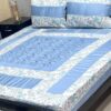 Luxury Embroidered King Size Bedsheet SKU-KPB-03 for Double Bed