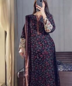 Premium Allover Digital Printed Lawn Suit by Bin Saeed for Women's Summer Collection