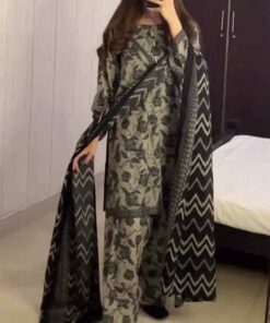 Women's Premium Allover Digital Printed Lawn Suit for Summer Fashion