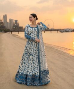 Stylish Women's Premium Bin Saeed Lawn Suit with Elegant Digital Prints