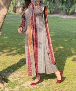 Women's Premium Bin Saeed Lawn Suit Digital Printed Unstitched Summer Collection