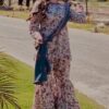 Premium Women's Bin Saeed Lawn Suit with Digital Printed Shirt Dupatta and Trouser