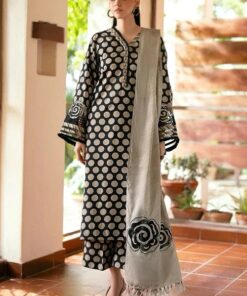 Bin Saeed Premium Unstitched Digital Printed Lawn Suit Women's 3-Piece Summer Collection