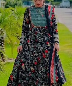 Allover Digital Printed Lawn Suit by Bin Saeed Premium Women's 3-Piece Outfit