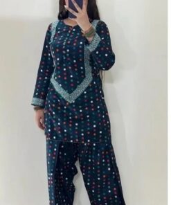 Premium Bin Saeed Digital Printed Lawn Suit Unstitched 3-Piece Women's Summer Wear