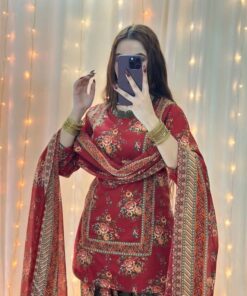 Premium Women's Unstitched Bin Saeed Digital Printed Lawn Suit Collection