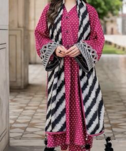 Premium Bin Saeed Unstitched Lawn Suit with Elegant Digital Printed Design