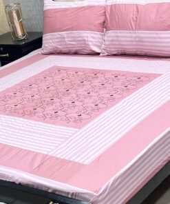 Royal Touch Cotton Embroidered King Size Bedsheet SKU-KPB-32 with Matching Pillow Covers