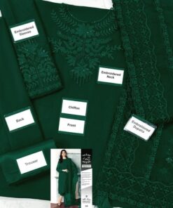 Every woman deserves an outfit that reflects elegance, confidence, and sophistication. The Baroque SKU-07 Chiffon Embroidered 3 Piece Suit has been designed to provide a luxurious appearance while ensuring maximum comfort throughout the day. The combination of chiffon fabric, detailed embroidery, and premium finishing creates a timeless ensemble suitable for various occasions.