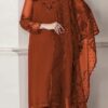 Baroque SKU-05 Chiffon Embroidered 3 Piece Suit with Organza Dupatta