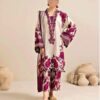 Ethnic Shamooz Silk 3 Piece Unstitched Tie and Dye Digital Printed Suit for Women
