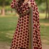 Ethnic Shamooz Silk 3 Piece Unstitched Tie and Dye Digital Printed Suit for Women