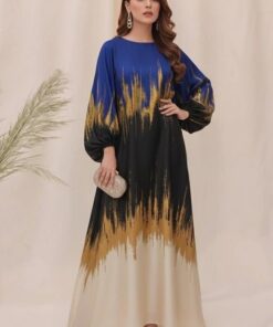 Ethnic Shamooz Silk 3 Piece Unstitched Tie and Dye Digital Printed Suit for Women
