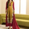 Ethnic Shamooz Silk 3 Piece Unstitched Tie and Dye Digital Printed Suit for Women