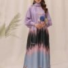 Ethnic Shamooz Silk 3 Piece Unstitched Tie and Dye Digital Printed Suit for Women