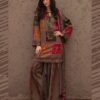 Ethnic Shamooz Silk 3 Piece Unstitched Tie and Dye Digital Printed Suit for Women