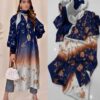Ethnic Shamooz Silk 3 Piece Unstitched Tie and Dye Digital Printed Suit for Women