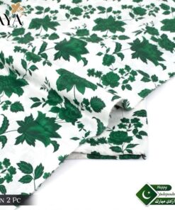 Pakistani Flag Theme Printed Lawn Suit for Women 