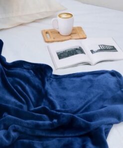 Machine Washable Plain Fleece Blanket for Double Bed King Premium Quality 