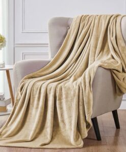 Ultra Soft King Size Fleece Blanket Plain Design Cozy Winter Blanket Pakistan 