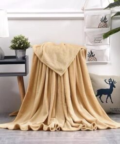 Warm Soft Fleece Blanket King Size Plain Winter Blanket for Home Pakistan 